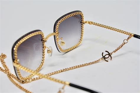 chanel chain sunglasses 2019